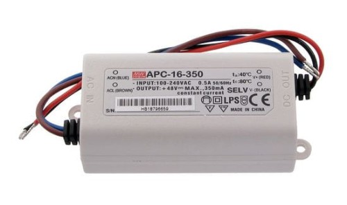 ZASILACZ 12-48V 350mA 16,8W MEAN WELL APC-16-350