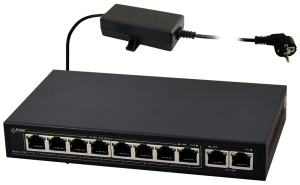 Switch PoE 10-portowy S108 do 8 kamer IP