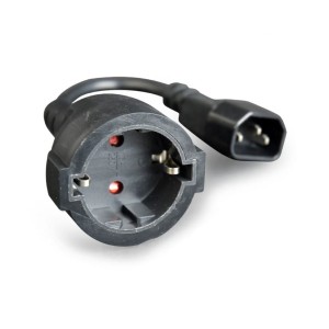 Kabel zasilający przedłużający IEC320 Schuko/C14