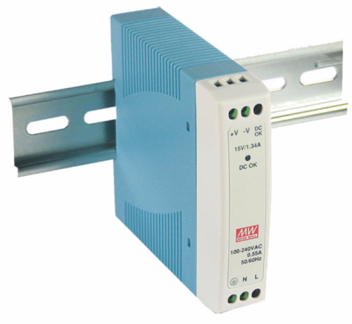 ZASILACZ 12V 1,67A 20W MEAN WELL MDR-20-12 