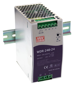 ZASILACZ 24V 10A 240W MEAN WELL WDR-240-24