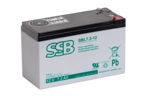Akumulator SSB SBL 7,2-12L 7,2Ah 12V