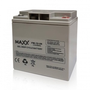 Akumulator żelowy 26Ah 12V 12-FM-26
