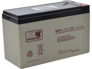 Akumulator MW Power MWL 7,2-12L 12V 7,2Ah