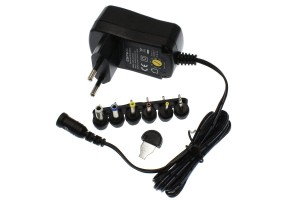 Zasilacz uniwersalny ESPE 3V 4.5V 5V 6V 7.5V 9V 12VDC 1500mA ESPE-18UN-W2E-MP