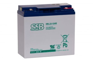 Akumulator SSB SBL 22-12HR 12V 22Ah