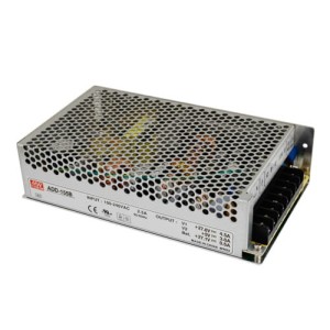 Zasilacz buforowy Mean Well ADD-155B dwuwyjściowy 27,6V/5V/27,1V/155W/4,5A/3A/0,5A