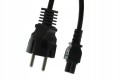 Kabel zasilający 1,8m EU C5 koniczynka 3-PIN