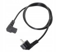 Kabel zasilający 1,2m EU C13 komputerowy kątowy