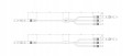Rozdzielacz zasilania splitter ESPE KS216-103 1x3 DC 2,1x5,5mm wtyk prosty