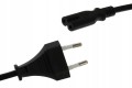 Kabel zasilający 1,2m EU C7 ósemka 2-PIN RTV AGD TV