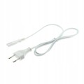 Kabel zasilający 1,8m EU C7 ósemka 2-PIN RTV AGD TV biały