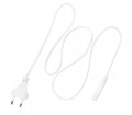 Kabel zasilający 1,8m EU C7 ósemka 2-PIN RTV AGD TV biały