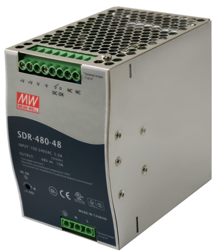 ZASILACZ 48V 10A 480W MEAN WELL SDR-480-48 