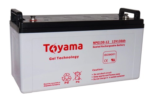 AKUMULATOR ŻELOWY TOYAMA NPG130-12 12V 130AH M8