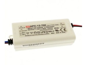 Zasilacz 9-18V 700mA 12,6W MEAN WELL APC-12-700