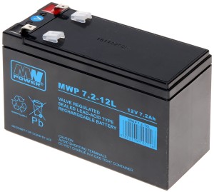 Akumulator MW Power AGM MWP 7,2-12L 12V 7,2Ah