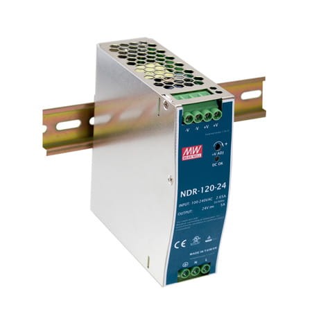 Zasilacz 12V/10A 120W Mean Well NDR-120-12