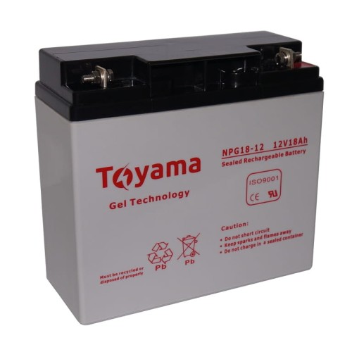 AKUMULATOR ŻELOWY TOYAMA NPG18-12 12V 18AH M5